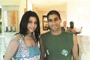 هيفاء مع اللاعب زكرياء الزروالي﻿