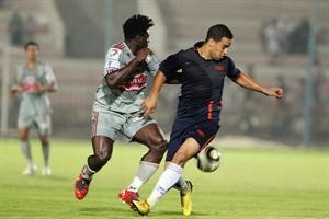 مهاجم الزمالك الجديد رزاق تالق امام الشمس وسجل هدفين﻿