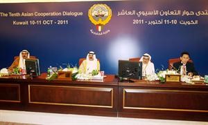 وكيل الخارجية خالد الجارالله خلال اجتماع كبار المسؤولين في الحوار الاسيوي﻿