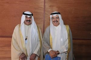 وكيل الخارجية خالد الجارالله والاعلامي يوسف الجاسم