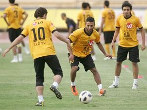 حمد امان تغيب كثيرا عن تدريبات القادسية الازرق كوم