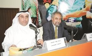 المخرج هاني النصار مع ديحيي عبدالتواب في الحلقة النقاشية﻿