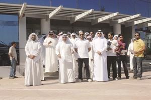 عدد من خريجي الجامعات الموقوفة خلال الاعتصام

