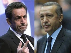اردوغان وساركوزي