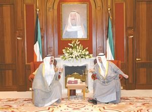 المحمد استقبلوزير الديوان