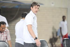 دراغان تالاييتش اكد ان الابيض كان الافضل في الشوط الاول﻿