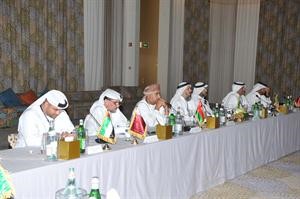 جانب من الحضور في الاجتماع الخاص بلجان الحفر التابعة للشركات النفطية الخليجية متين غوزال
