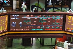 اللون الاخضر يغطي شاشات التداول	 قاسم باشا﻿