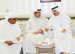 اسعد البنوان في استقبال دحمود فليطح
