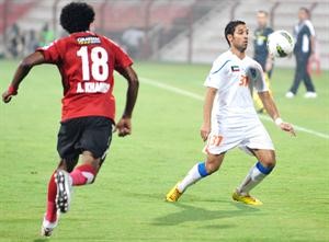 طلال الفاضل احد مفاتيح اللعب في وسط كاظمة
