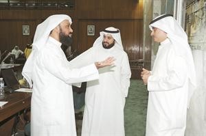 احمد المنفوحي وعبدالله العنزي ومانع العجمي﻿