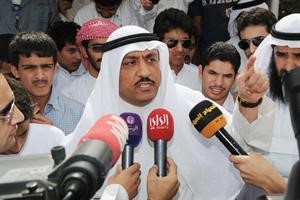 مسلم البراك تواجد في اعتصام الطلبة امس ساتواجد الخميس المقبل﻿