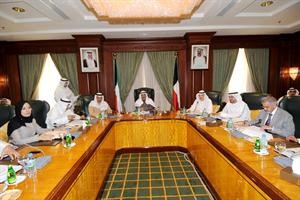 سمو رئيس مجلس الوزراء الشيخ ناصر المحمد مترئسا الاجتماع الثامن﻿