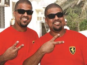 التوام الفني البحريني احمد ومحمد عجلان﻿