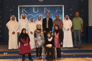 عبدالله الشمري مع عدد من المشاركين في الدورة﻿