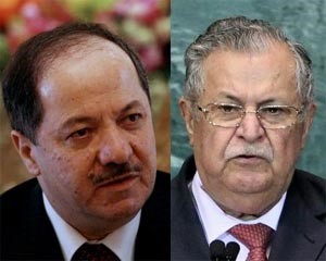 جلال طاليباني ومسعود برزاني