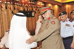 رئيس الاركان العامة الفريق الركن احمد الخالد معزيا﻿