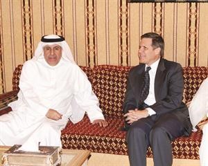 السفير الاميركي والسفير السعودي﻿