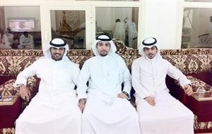 عدد من اعضاء القائمة خلال الاحتفال﻿