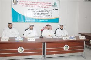 من اليمين فوزان مندني ومحمد مساعد مندني وسعيد توفيقي وزيد الزايدي
