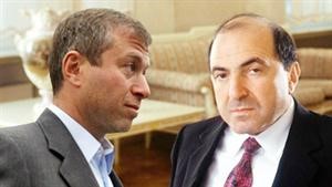 المليادير الروسي رومان ابراموفيتش ومواطنه بوريس بيريزوفسكي
