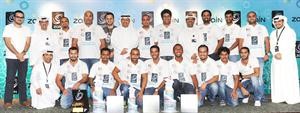 منتخب الدراجات المائية مكرما من زين﻿