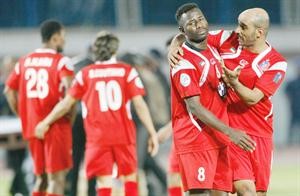 الحزن خيم على اللاعبين بعد ضياع فرصة الفوز بكاس الاتحاد الاسيوي 	الازرقكوم﻿