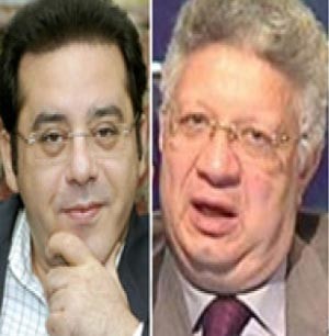 مرتضى منصور وايمن نور