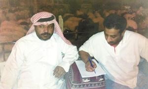 عبدالله الفضلي متحدثا للزميل عادل الشنان﻿