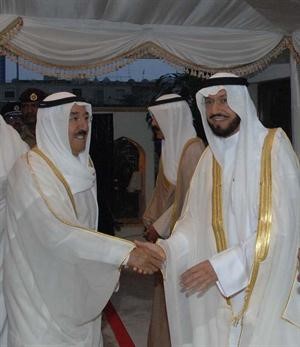سمو الامير يتلقى التهاني من وليد الشعيب﻿