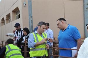 مايكل فينوكان يتحدث للزميل اسامة دياب﻿