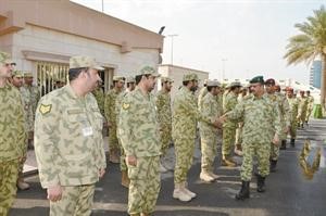 تهنئة افراد الحرس بعيد الاضحى﻿