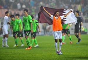 فرحة لاعبي السد في معقل الفريق الكوري الجنوبي شونبوك 	ابف﻿