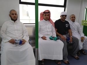 حجاج كويتيون في قطار المشاعر ﻿