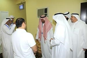 ومتفقدا سير العمل في البعثة لمتابعة احوال الحملات الكويتية﻿