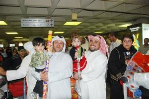 الصفار في استقبال الحجاج	كرم ذياب﻿