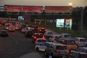 ازدحام شديد في المطار﻿