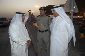 العقيد بدر ابا الخيل والزميل محمد الدشيش﻿