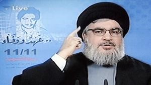 امين عام حزب الله السيد حسن نصرالله متحدثا بمناسبة يوم الشهيد