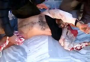 احد قتلى الاحتجاجات السورية في ادلب امس افپ