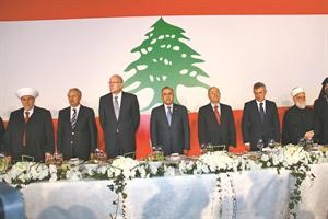 الرئيس ميشال سليمان ورئيس الحكومة نجيب ميقاتي في اليوم البيئي بطرابلس 	محمود الطويل﻿
