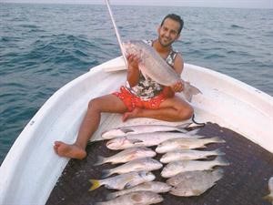 صيد متنوع باحدى الرحلات﻿