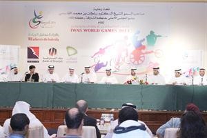 مسؤولو البطولة الدولية خلال المؤتمر الصحافي
