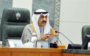 الرئيس جاسم الخرافي متراسا الجلسة﻿