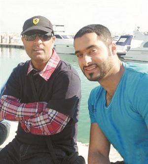 حسين المهدي مع المخرج محمد القفاص﻿
