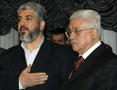 محمود عباس وخالد مشعل