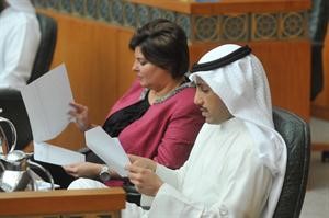 مرزوق الغانم وداسيل العوضي﻿