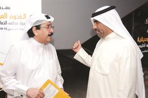 احمد الجميري متحدثا للزميل مفرح الشمري﻿