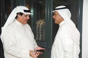 نوري الهذال ومحمد المرسل في لقاء سابق محمد ماهر
