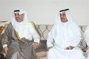 النائب مبارك الخرينج مهنئا الشيخ حمد جابر العلي﻿